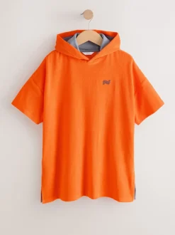 Badkleding*Next - Towelling Poncho (3-16yrs) Oranje