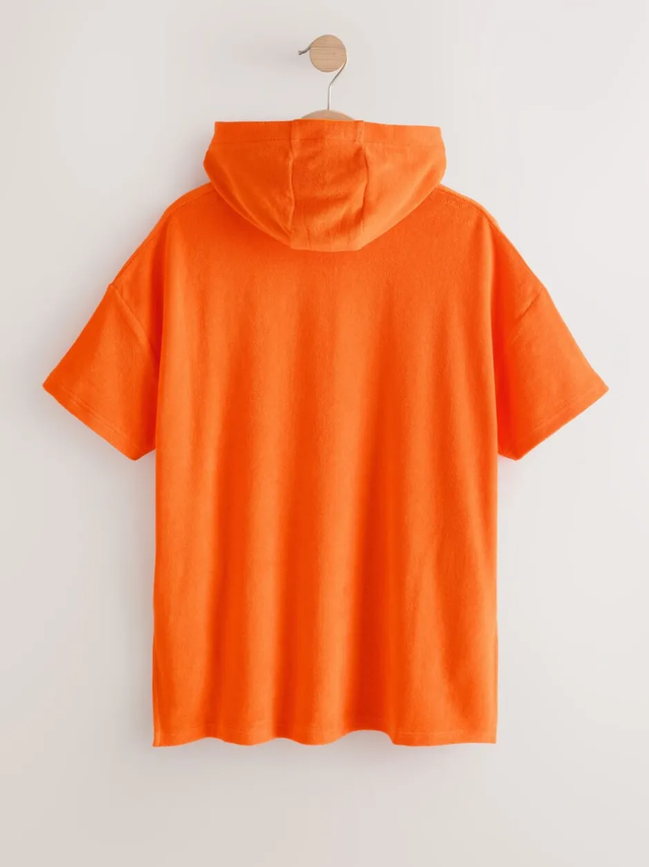 Badkleding*Next - Towelling Poncho (3-16yrs) Oranje