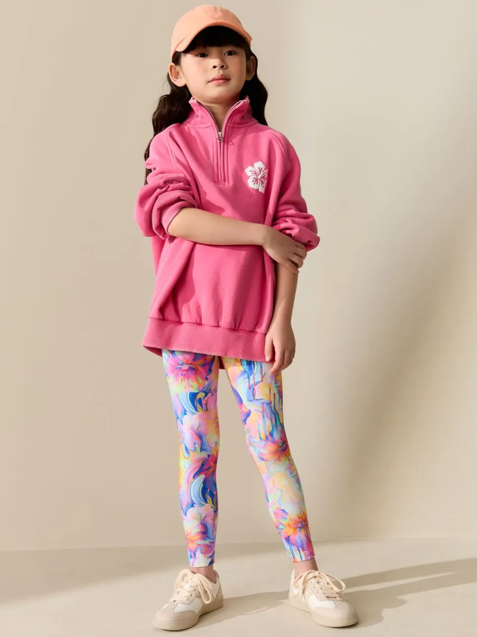 Broeken En Leggings*Next Oranje/blauw gebloemd - Legging (3-16 jr)