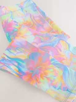 Broeken En Leggings*Next Oranje/blauw gebloemd - Legging (3-16 jr)