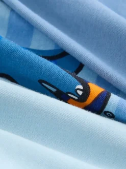Pyjama's|Nachtkleding En Pyjama's*Next Oranje/marineblauwe met dinosaurusprint - Verpakking van 3 oversized pyjama's 3 (9mnd -10jr)