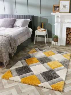 Vloerkleden En Lopers|Vloerkleden En Lopers|Origin Rugs Origin Tapijt 3D GEO Shaggy Tapijt