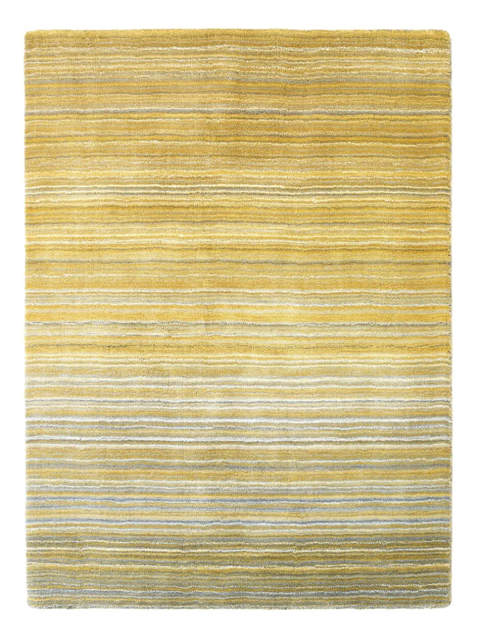 Vloerkleden En Lopers|Vloerkleden En Lopers*Origin Rugs Origins Rugs Tapijt met fijne strepen Okergeel