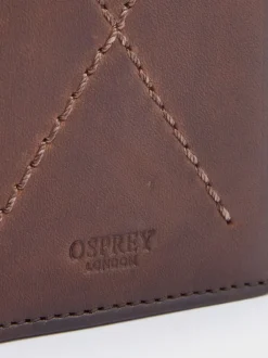 Portemonnees|Osprey London The X Stitch Micro Leather RFID Card & Coin Wallet