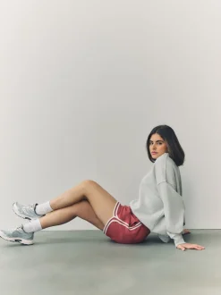 Shorts*Next Oudroze - Sportshort met contrasterende Streep