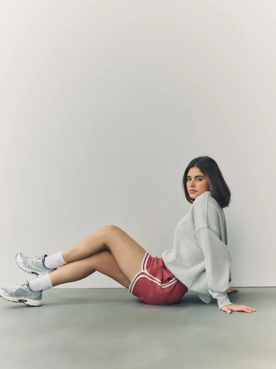 Shorts*Next Oudroze - Sportshort met contrasterende Streep