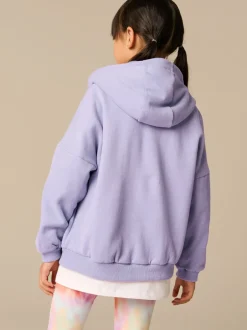 Sweaters En Hoody´S*Next Oudroze paars - Hoodie met doorlopende rits (3-16 jr)