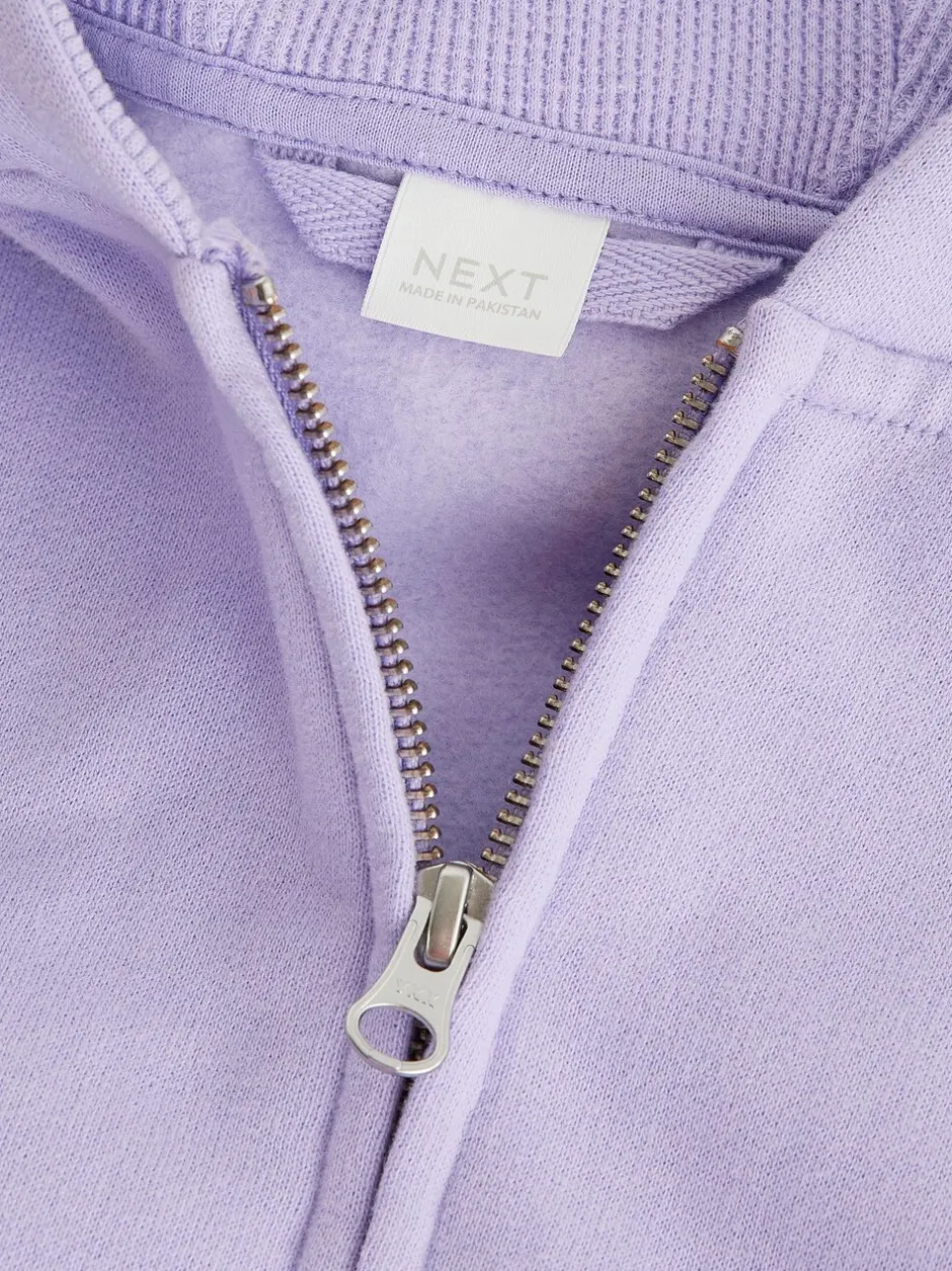 Sweaters En Hoody´S*Next Oudroze paars - Hoodie met doorlopende rits (3-16 jr)