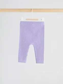 Sets En Combisets|Truien En Breisels|Next Paars - Gebreide babytrui en leggings set 2 -delig (0mnd -3jr)