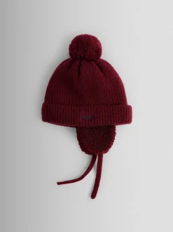 Mutsen, Handschoenen En Sjaals*Jojo Maman Bébé - Embroidered Cable Hat Paars