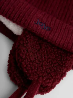 Mutsen, Handschoenen En Sjaals*Jojo Maman Bébé - Embroidered Cable Hat Paars