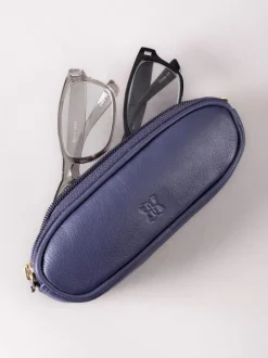 Zonnebril|Lakeland Leather Paars - dubbele brillenkoker