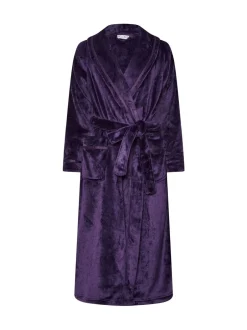 Badjassen|M&Co - Ribbon Shawl Collar Robe Paars
