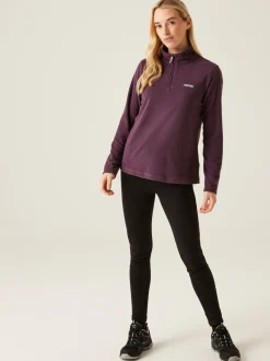 Sportkleding*Regatta Paars - Sweethart fleece met rits bij de hals
