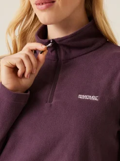 Sportkleding*Regatta Paars - Sweethart fleece met rits bij de hals
