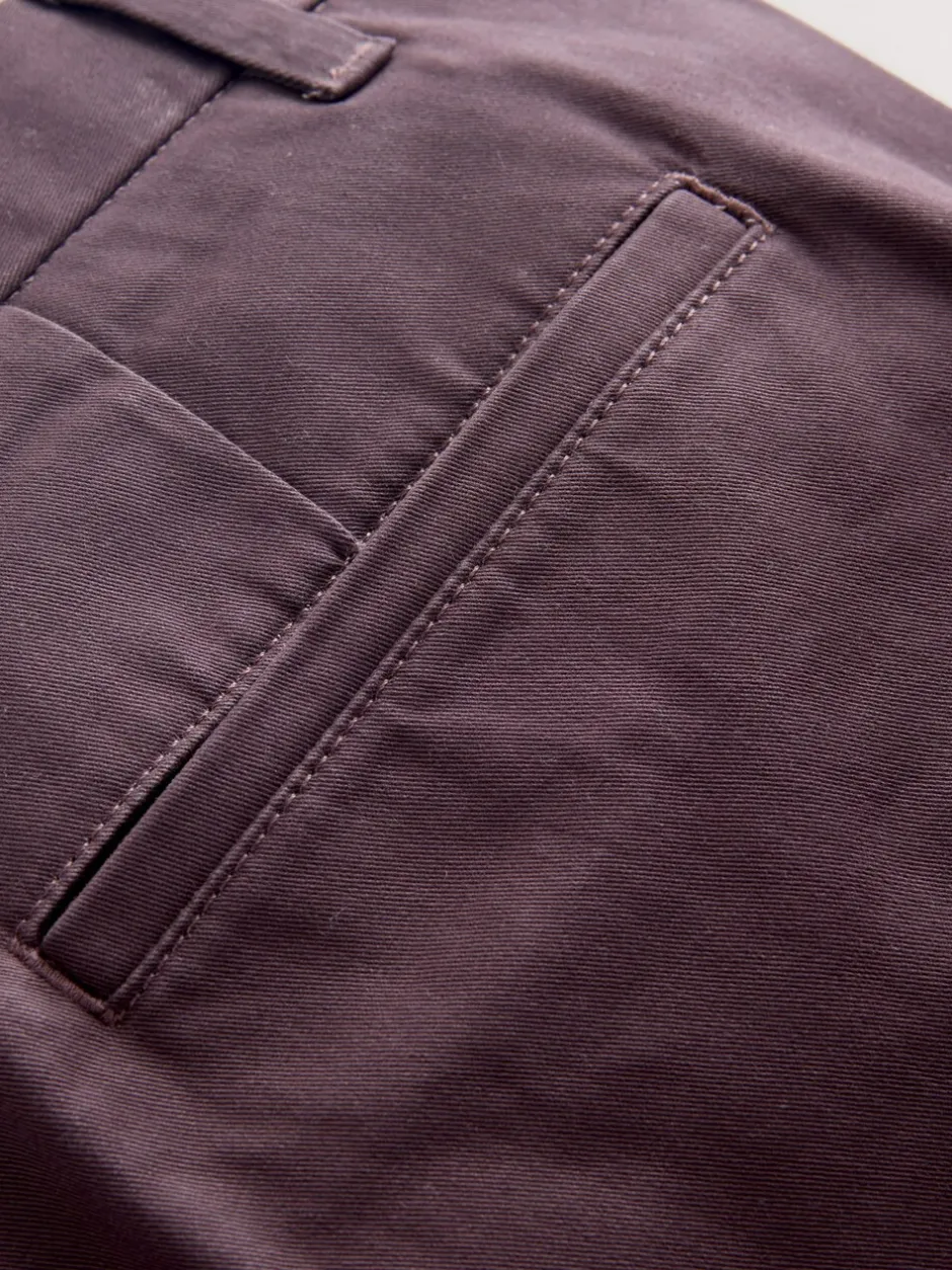 Broeken En Chino's|Next Paars - Slim Fit - Stretchy chino