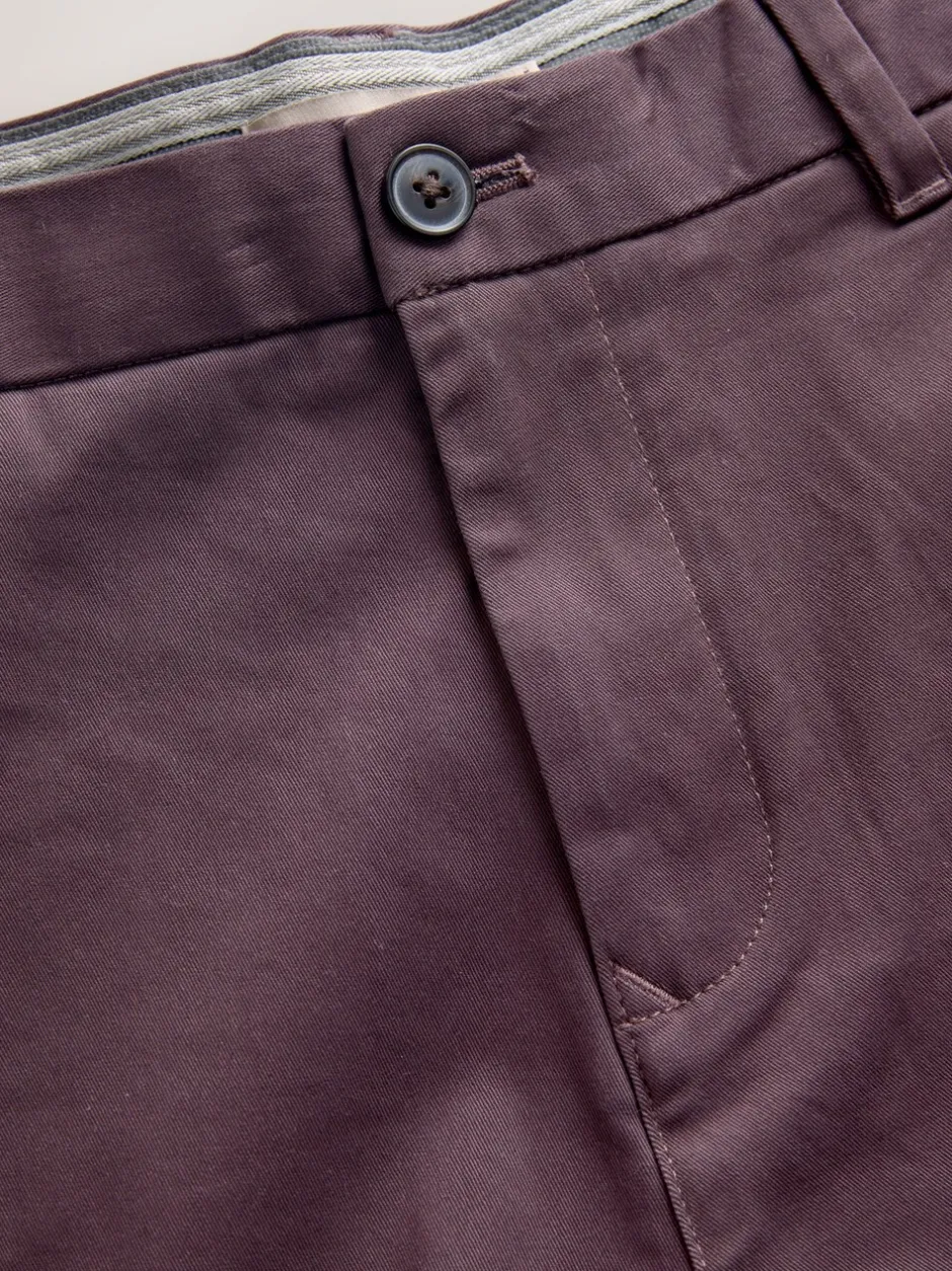 Broeken En Chino's|Next Paars - Slim Fit - Stretchy chino