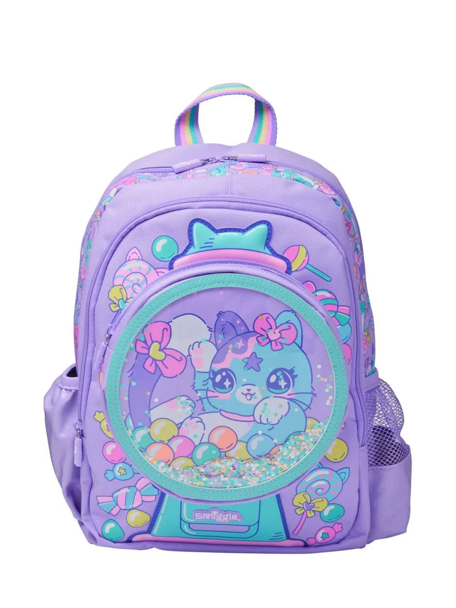 Tassen|Smiggle - Adventurous Junior Character Backpack Paars