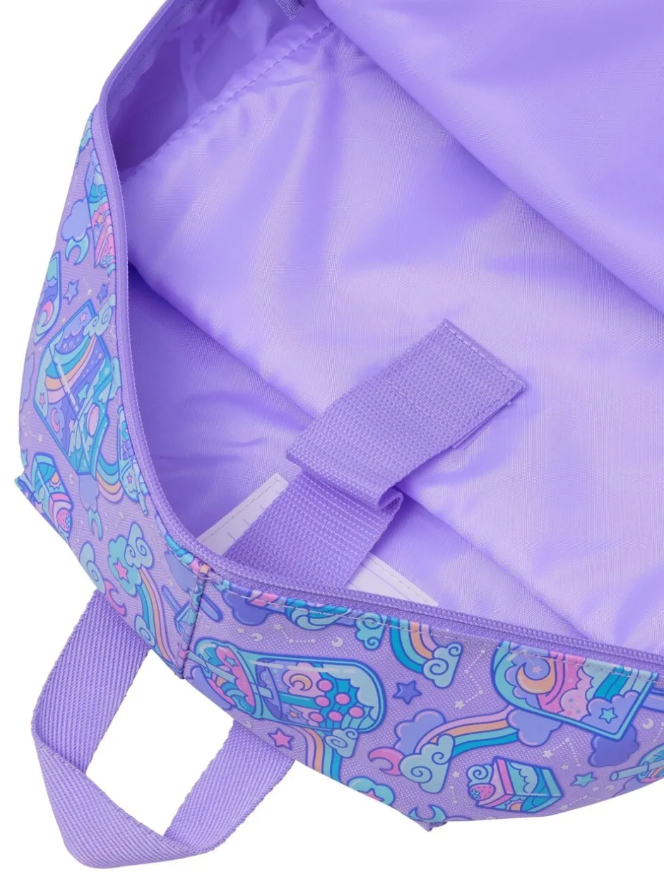 Tassen|Schoolkleding*Smiggle - Trailblazer Classic Attach Backpack Paars