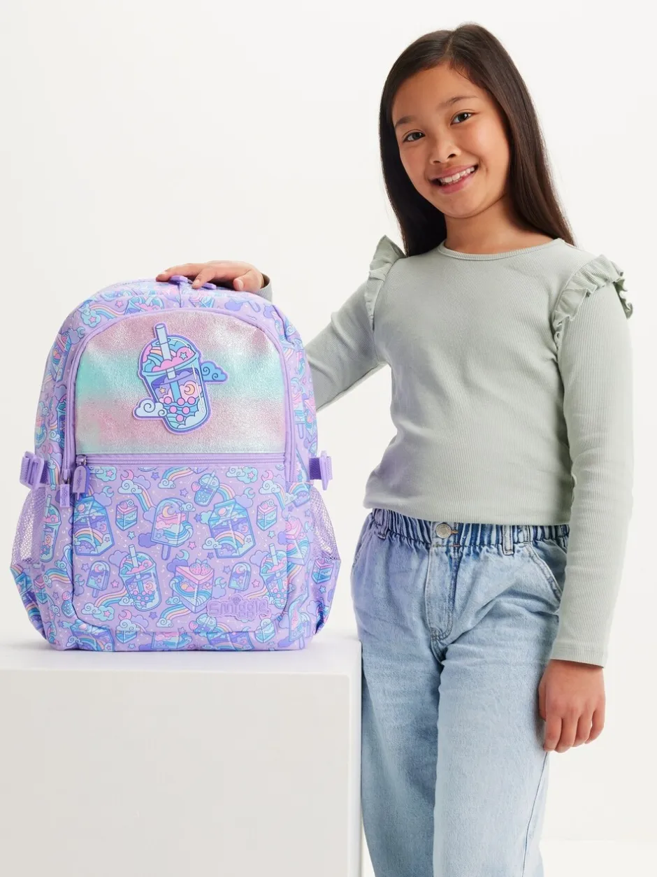 Tassen|Schoolkleding*Smiggle - Trailblazer Classic Attach Backpack Paars