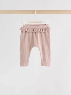 Broeken En Leggings*Next Paars/geel/crème met fijne print - Verpakking van 4 babyleggings (0 mnd -2 jr)