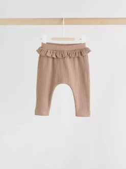 Broeken En Leggings*Next Paars/geel/crème met fijne print - Verpakking van 4 babyleggings (0 mnd -2 jr)