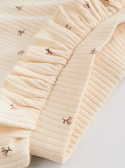 Broeken En Leggings*Next Paars/geel/crème met fijne print - Verpakking van 4 babyleggings (0 mnd -2 jr)