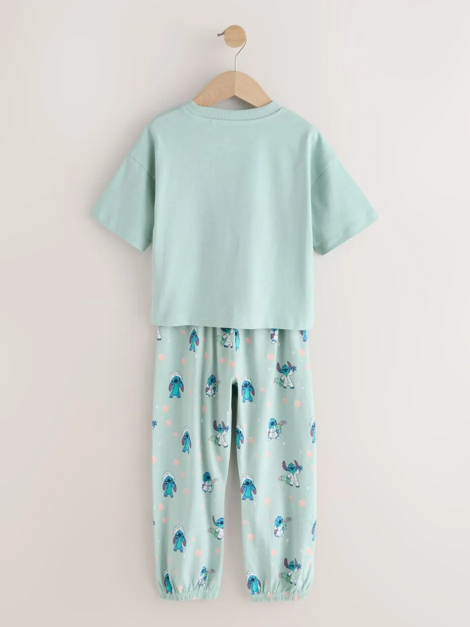 Nachtkleding En Pyjama's|Pyjama's|Next Paars/groen - Lilo & Stitch Joggers Pyjamas 2 Pack (3-16yrs)