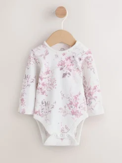 Sets En Combisets|Babypakjes En Babypyjama's*Next Paars/wit - Corduroy Baby Rompertje en Bodysuit met Lange mouwen en Panty's 3 -delige Set (0mnd -2jr)