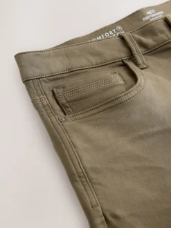Jeans|Next - Straight fit - Comfortabele stretchjeans Paddenstoelbruin