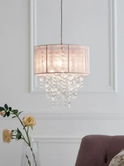 Lampenkappen|Verlichting*Next Palazzo - Easy-fit hanglamp Roze