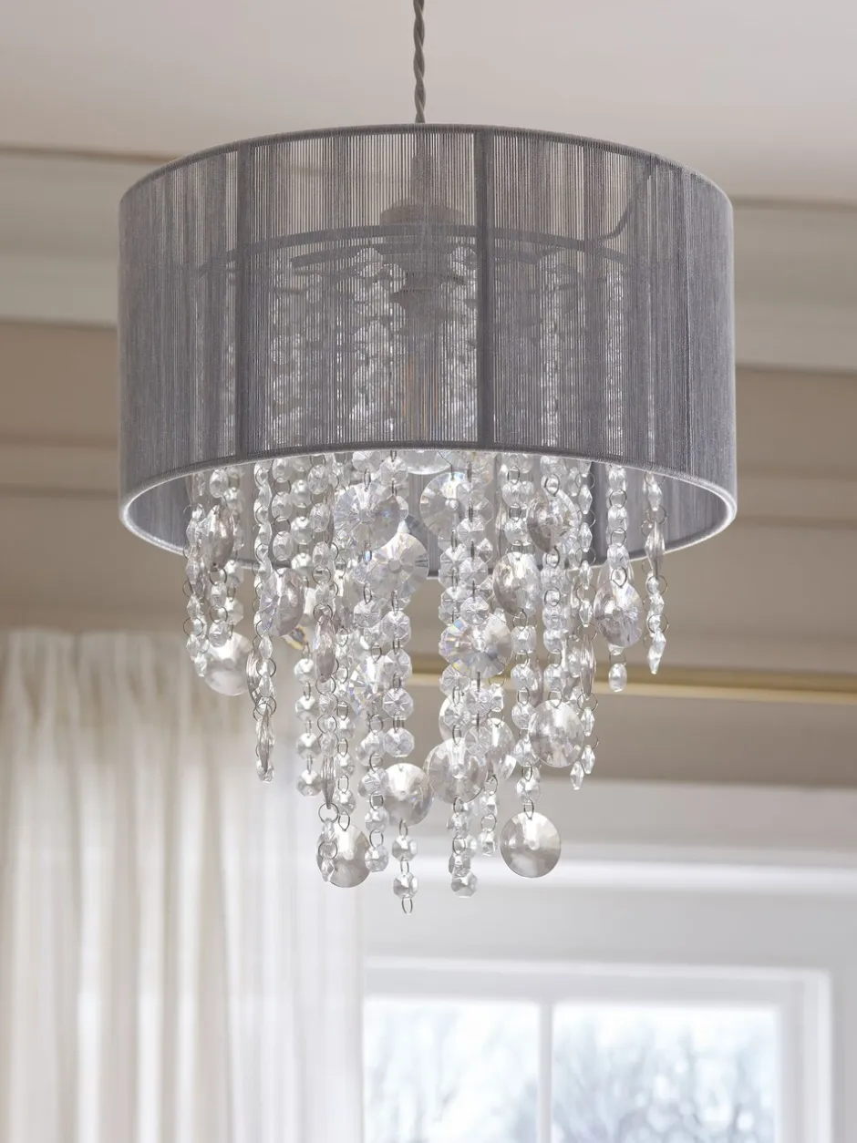 Lampenkappen|Verlichting*Next Palazzo - Easy-fit hanglamp Grijs