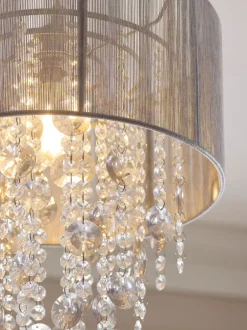 Lampenkappen|Verlichting*Next Palazzo - Easy-fit hanglamp Grijs