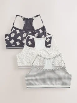 Alle Ondergoed*Next - Set van 3 crop tops (5-16 jr) Panda