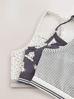 Alle Ondergoed*Next - Set van 3 crop tops (5-16 jr) Panda