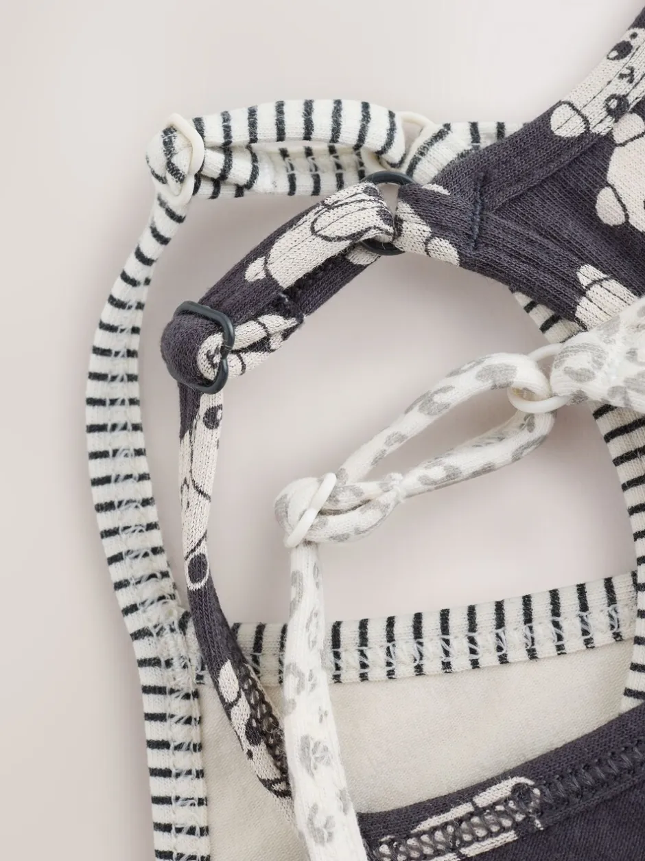 Alle Ondergoed*Next - Set van 3 crop tops (5-16 jr) Panda