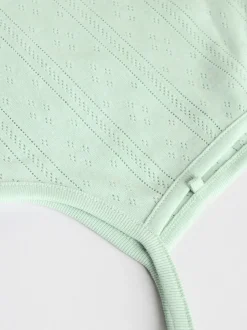 Rompertjes En Hemdjes|Rompertjes En Hemdjes|Next Pastel - 5 Pack Vest Pointelle Baby Bodysuits