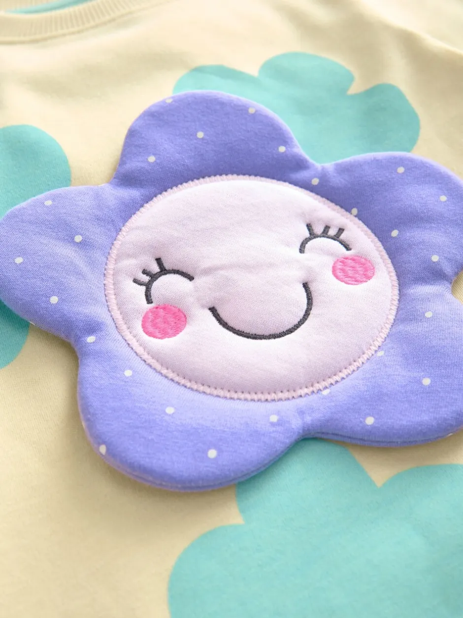 Multipacks|Nachtkleding En Pyjama's*Next Pastel kat/eenhoorn/bloem - Knus pyjama met lange mouwen 3 Pack (9maanden -12jaar)