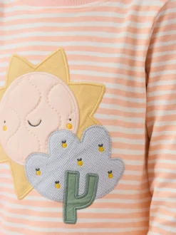 Nachtkleding En Pyjama's|Pyjama's|Next Pastel met tekenfiguurtjesprint - Knus pyjama met lange mouwen 3 Pack (9maanden -12jaar)
