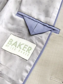 Kostuums En Herenvesten*Baker by Ted Baker Pastelgeel - kostuumjasje