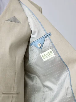 Kostuums En Herenvesten*Baker by Ted Baker Pastelgeel - kostuumjasje