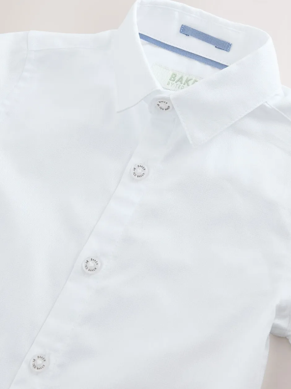 Gelegenheidskleding|Kostuums En Herenvesten|Baker by Ted Baker - set van gilet, overhemd en broek Pastelgeel