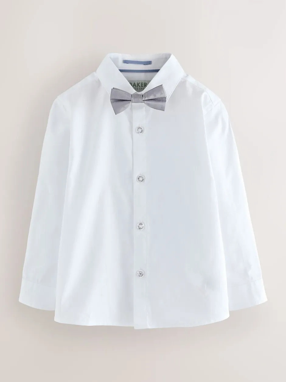 Gelegenheidskleding|Kostuums En Herenvesten|Baker by Ted Baker - set van gilet, overhemd en broek Pastelgeel