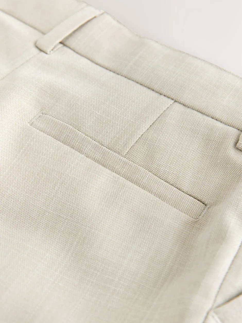 Kostuums En Herenvesten|Baker by Ted Baker Pastelgeel - kostuumbroek