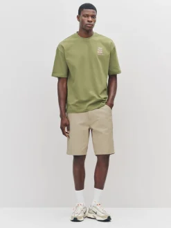 Shorts*Next Pastelgeel - Canvas Carpenter Short