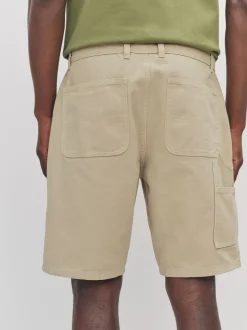 Shorts*Next Pastelgeel - Canvas Carpenter Short