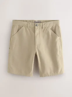 Shorts*Next Pastelgeel - Canvas Carpenter Short
