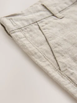 Shorts|Next Pastelgeel - Chino Linen Shorts (3-16yrs)