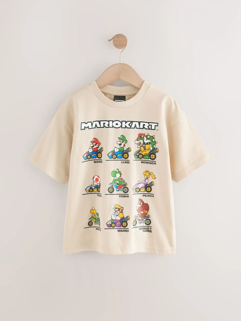 T-Shirts|Tops|Next - Mario Gaming T-shirt (3-16jaar) Pastelgeel