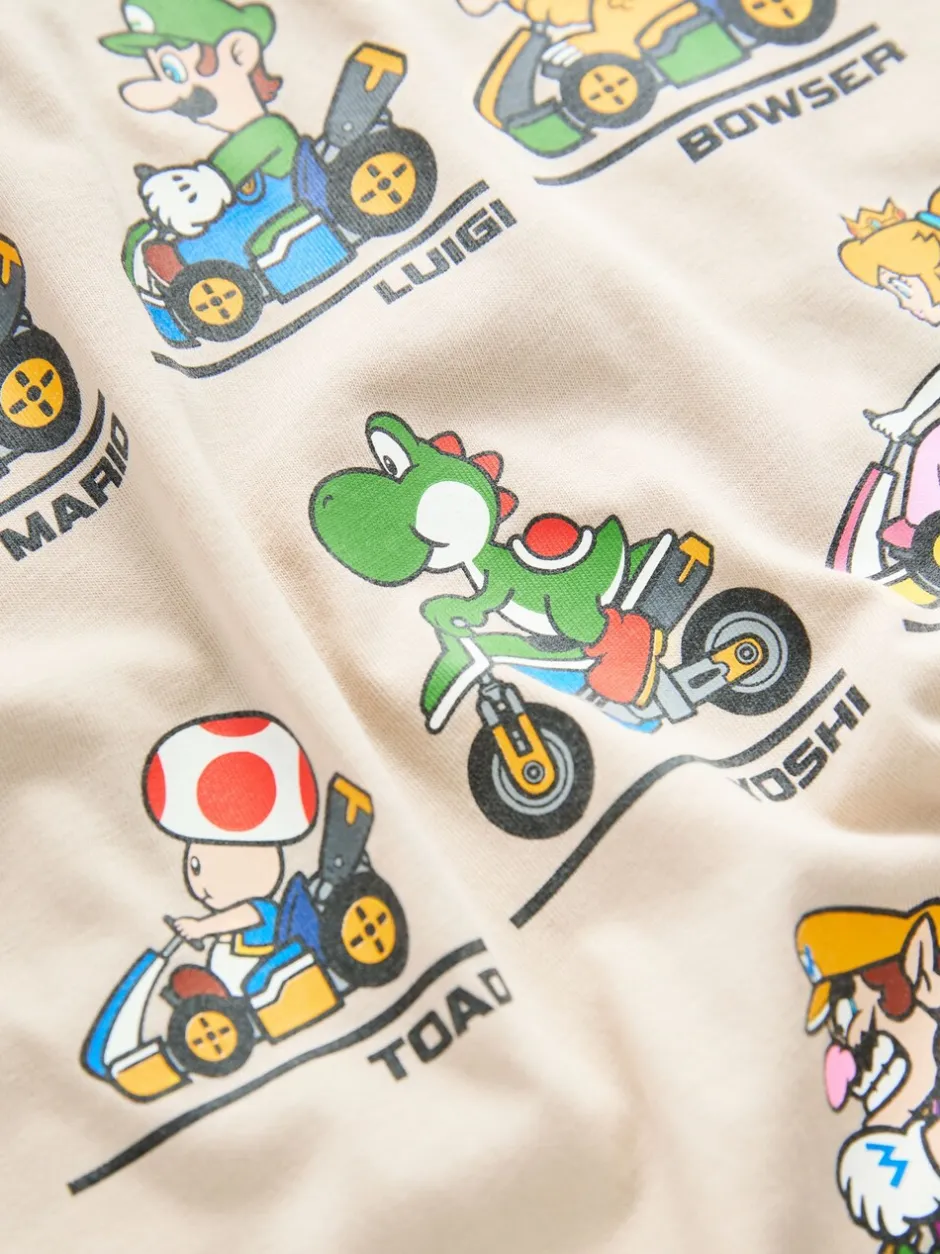 T-Shirts|Tops|Next - Mario Gaming T-shirt (3-16jaar) Pastelgeel